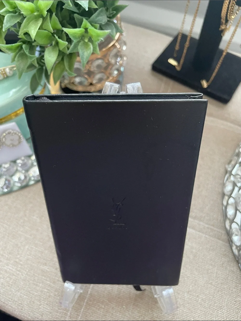 ✨🖤Yves Saint Laurent Beaute Black Slim Pocket Notebook 🖤✨NEW